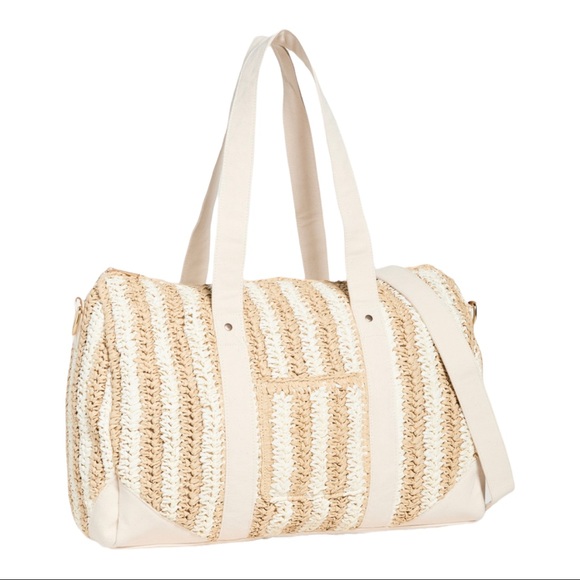 Canvas summer duffle travel bag - Picture 2 of 13